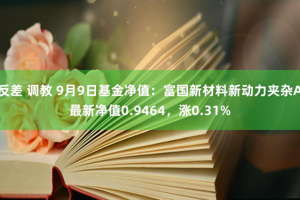 反差 调教 9月9日基金净值：富国新材料新动力夹杂A最新净值0.9464，涨0.31%