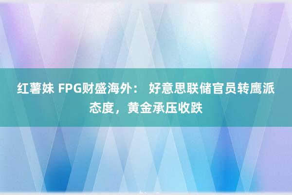 红薯妹 FPG财盛海外： 好意思联储官员转鹰派态度，黄金承压收跌