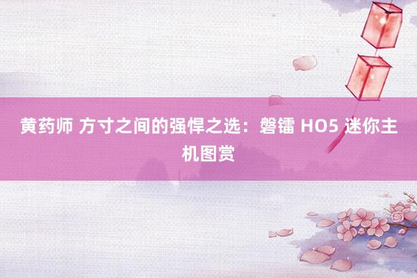 黄药师 方寸之间的强悍之选：磐镭 HO5 迷你主机图赏