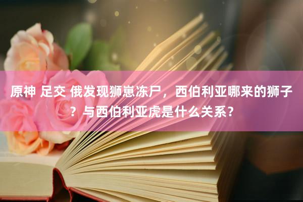 原神 足交 俄发现狮崽冻尸，西伯利亚哪来的狮子？与西伯利亚虎是什么关系？