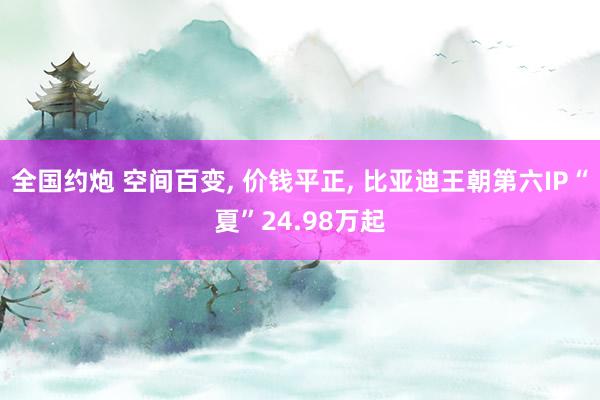 全国约炮 空间百变， 价钱平正， 比亚迪王朝第六IP“夏”24.98万起